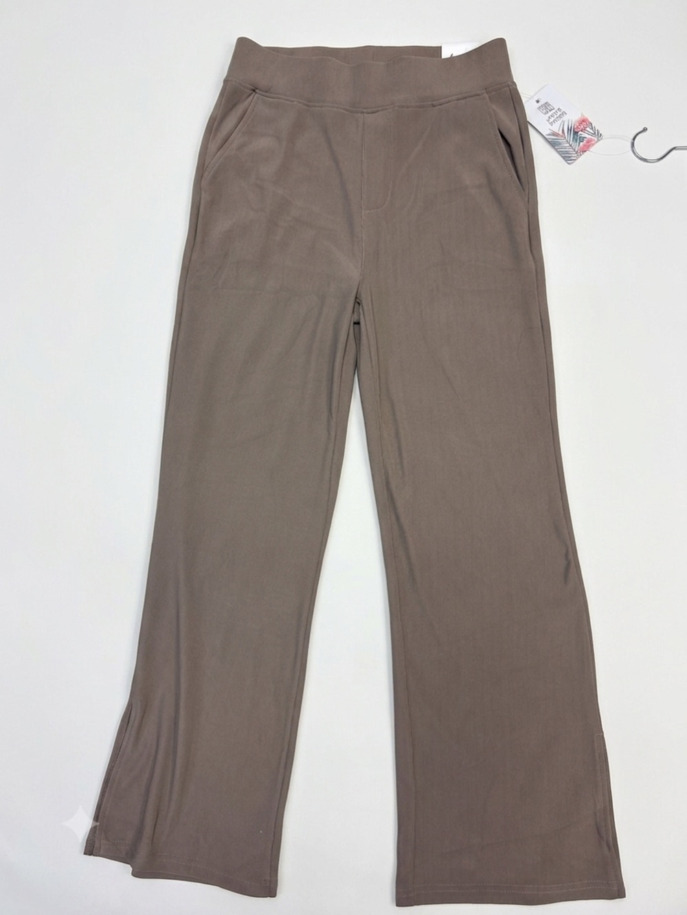 Women's Wide-Leg Lounge Pants in Taupe